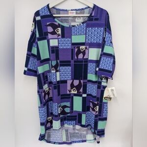 LulaRoe Disney Maleficent Irma Villains Tunic L NEW